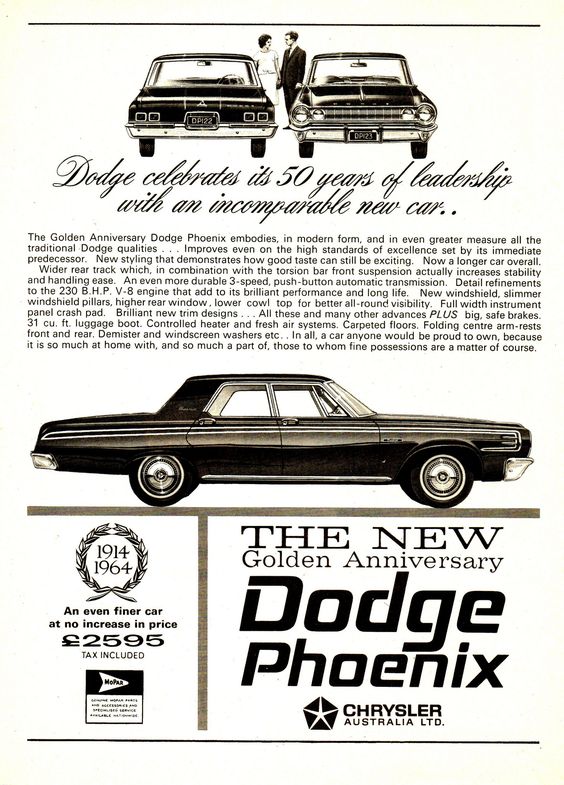 1964 Dodge Phoenix Golden Annivarsary Model